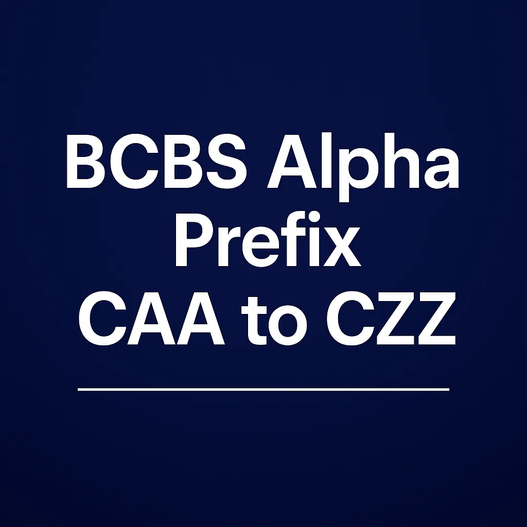 BCBS Alpha Prefix CAA to CZZ featured banner