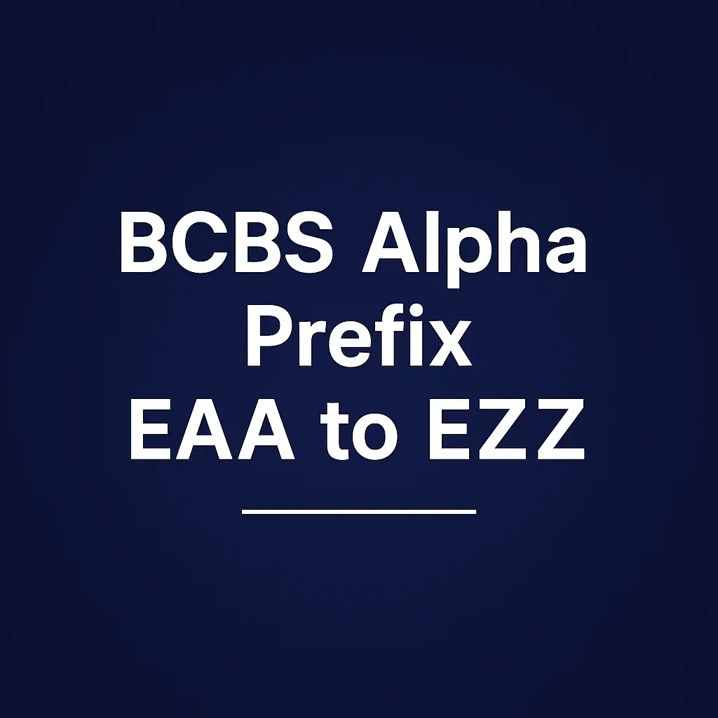 BCBS Alpha Prefix EAA to EZZ featured banner