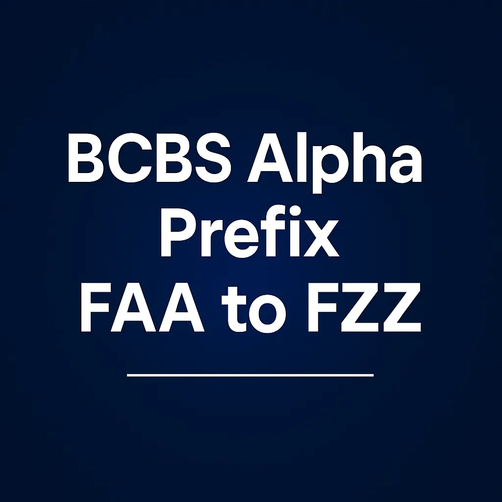 BCBS Alpha Prefix FAA to FZZ featured banner