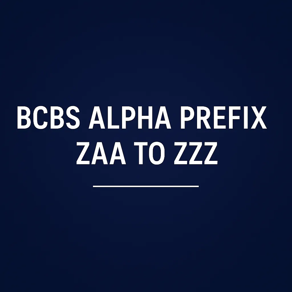 BCBS Alpha Prefix ZAA to ZZZ featured banner